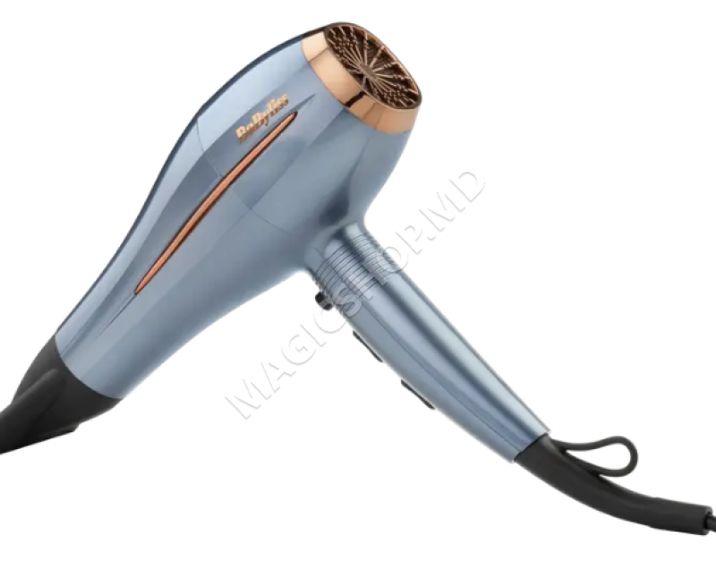 Фен BaByliss D251PE, 2200 Вт, светло-голубой